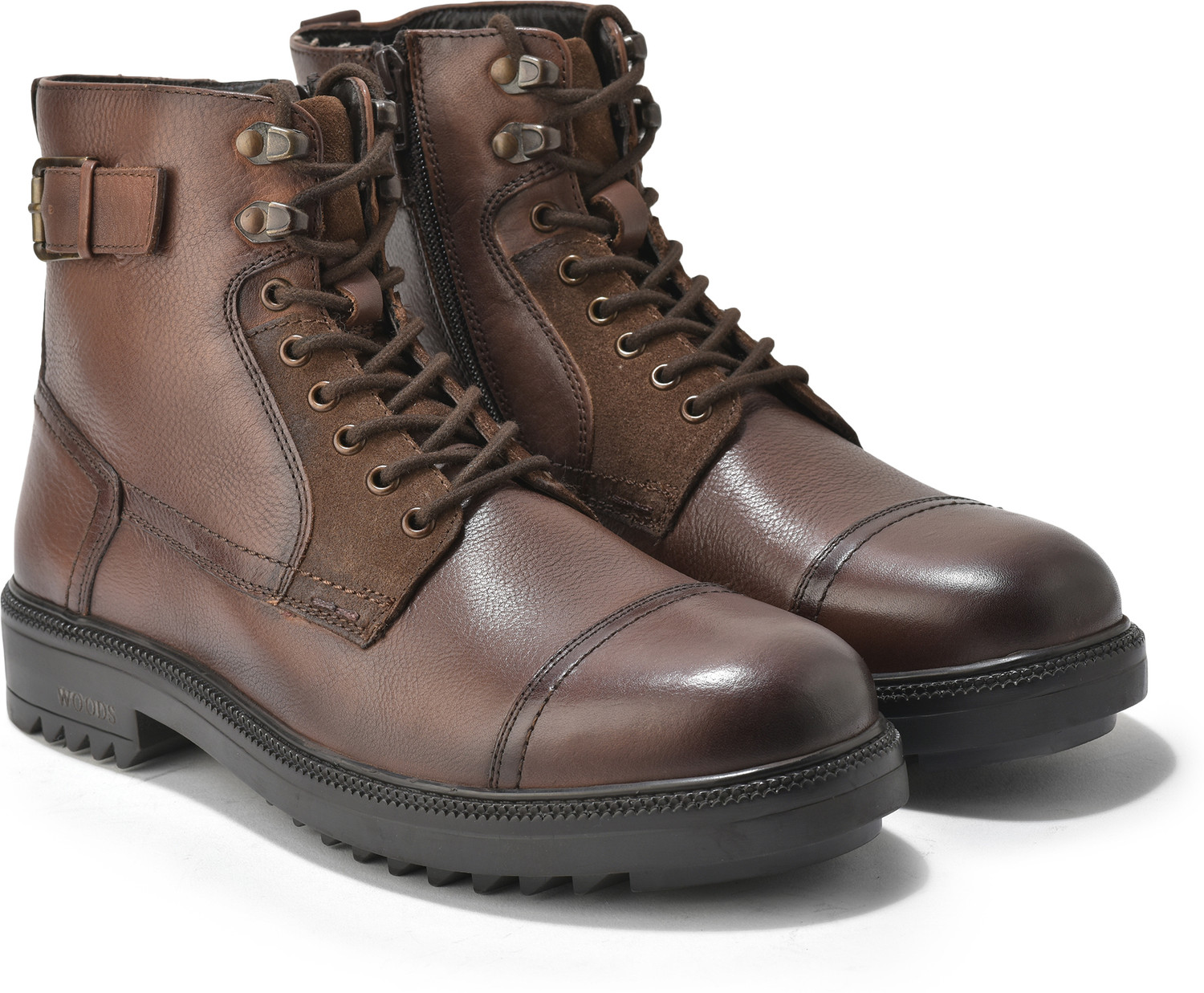 Image of WOODLAND Outdoor Durable Comfortable Everyday High Ankle Boots For Men