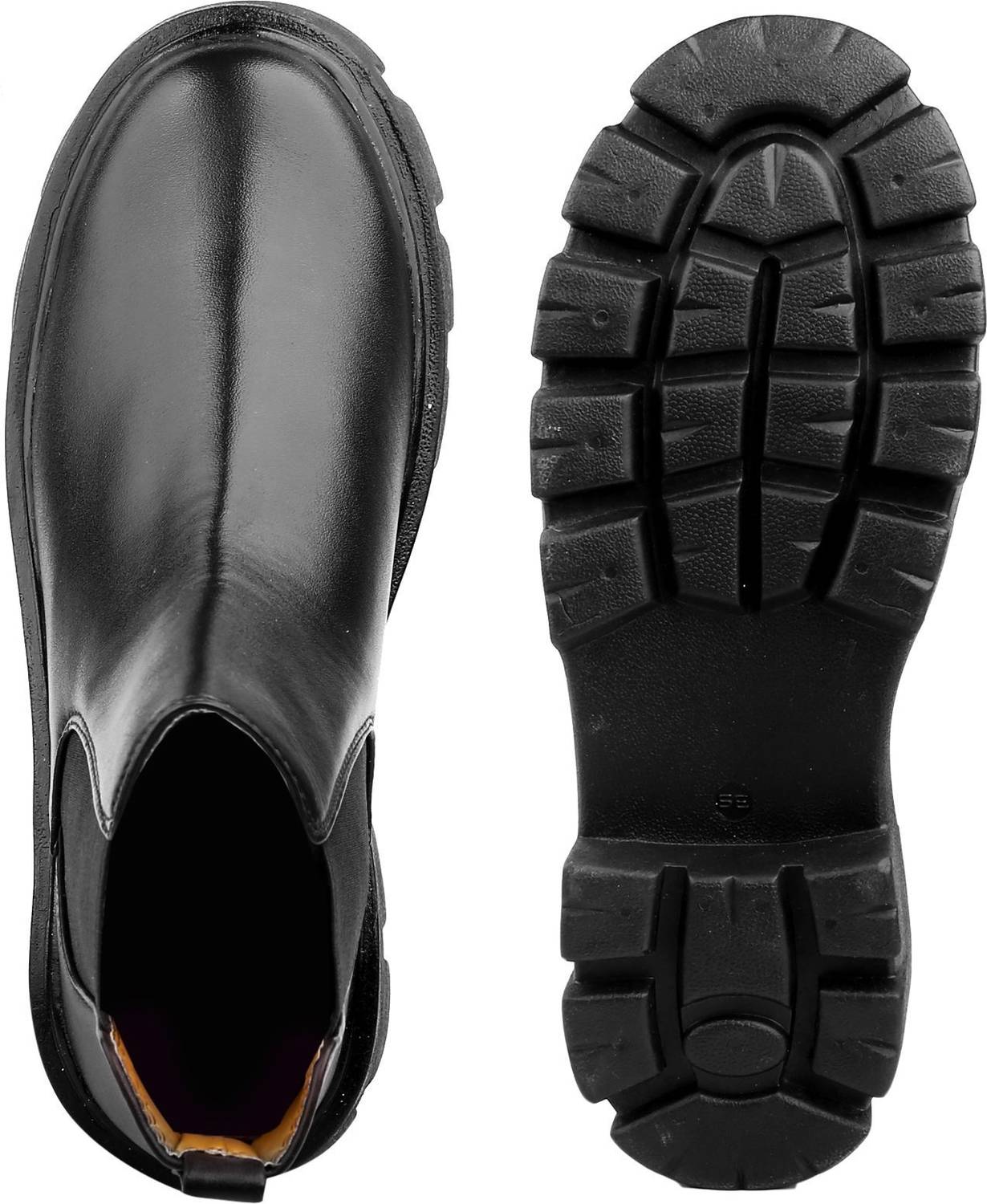 BXXY Black Synthetic Casual Chelsea Boots - Image 3