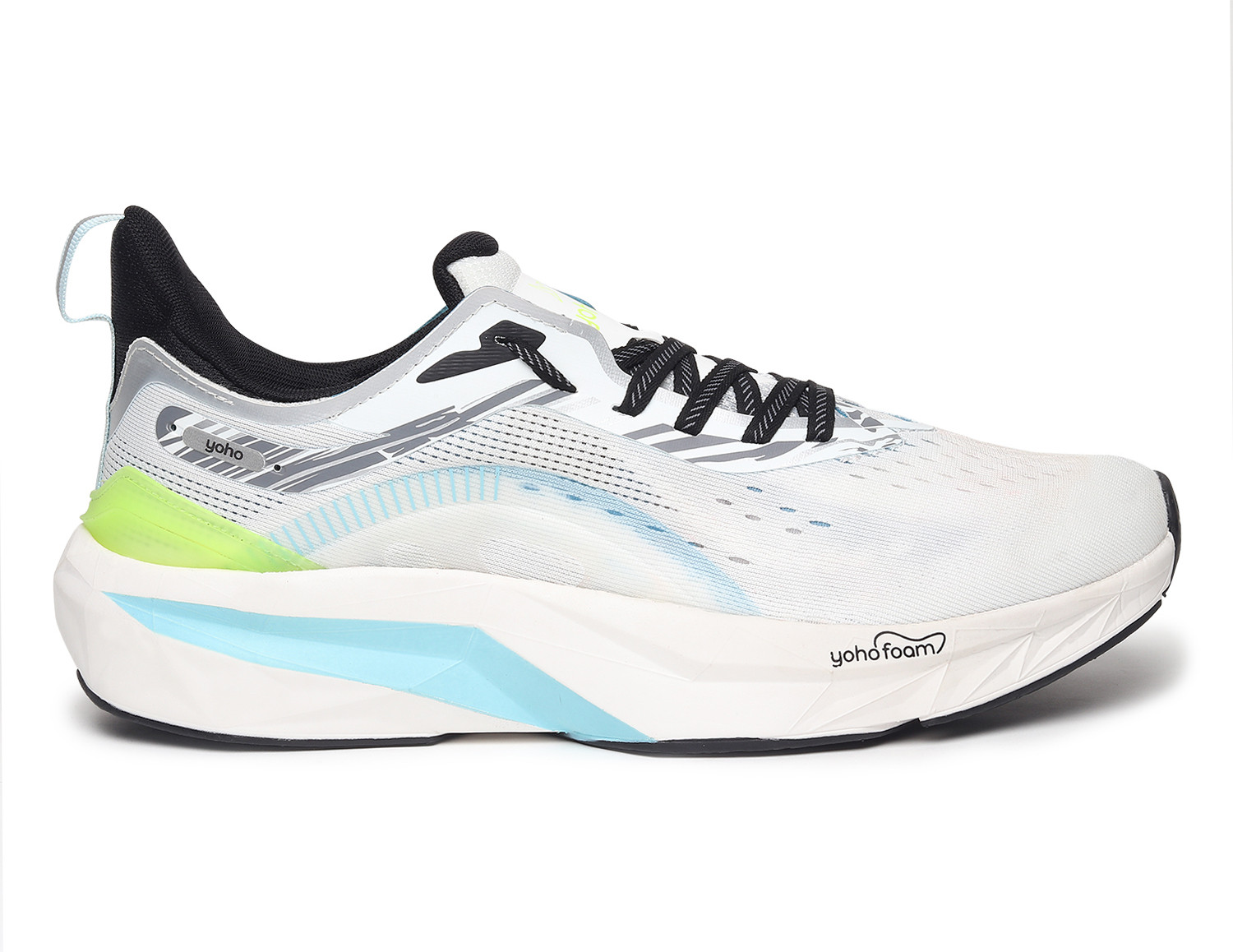 Image of yoho Pitstop-1100 Sports Shoes | Cushioned ,Breathable Upper & Shock Absorption Sole Walking Shoes For Men