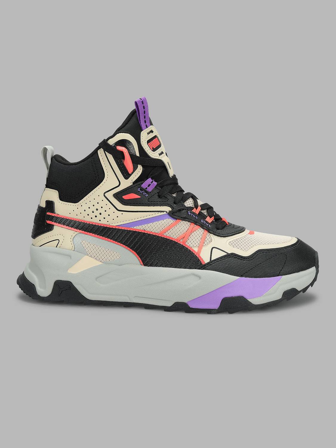 PUMA Trinity Mid Hybrid Sneakers Men Beige - Image 3
