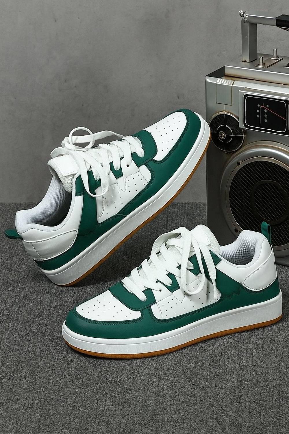 STEPHUB Men White Sneakers - Image 1