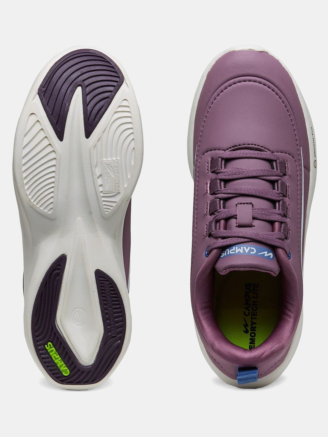Image of CAMPUS BEETLE Women's Casual Shoes | Easy to Wear Design & Cushioned Insole | Lace-Up Sneakers For Women