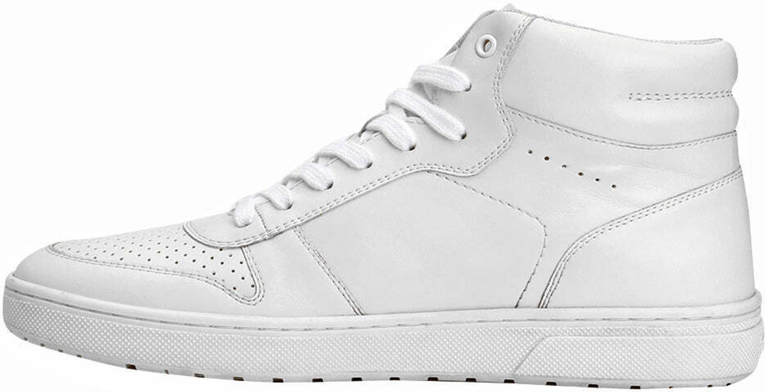 Image of LEVI'S Men's White Solid Sneakers Boots For Men