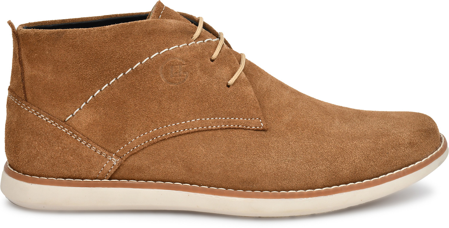 Image of G L Trend Genuine Real Suede Leather Casual Ankle Boot Outdoor Lace-up Shoe Boots For Men