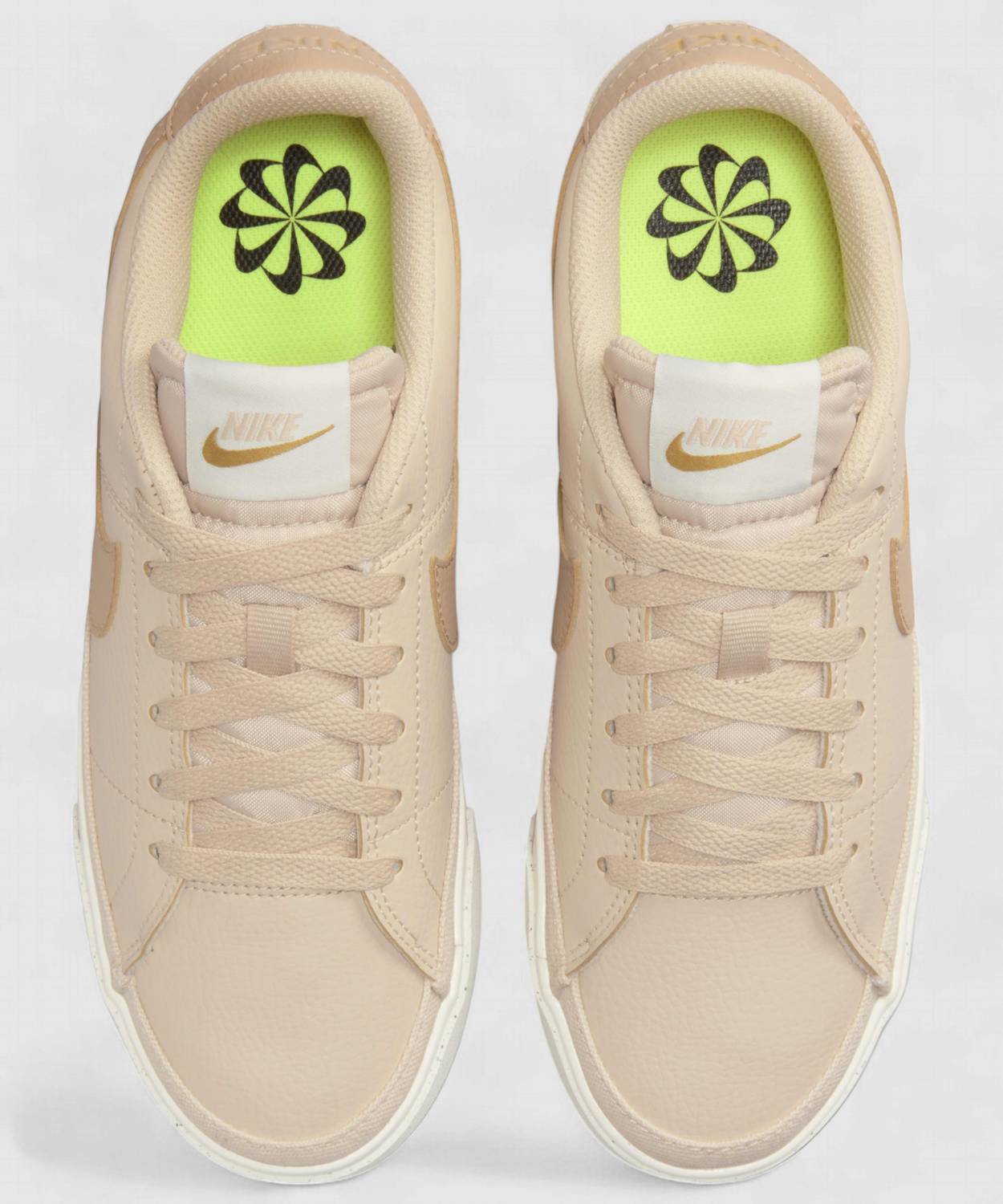 NIKE Women's Court Legacy NN Tennis Shoes Beige - Image 4