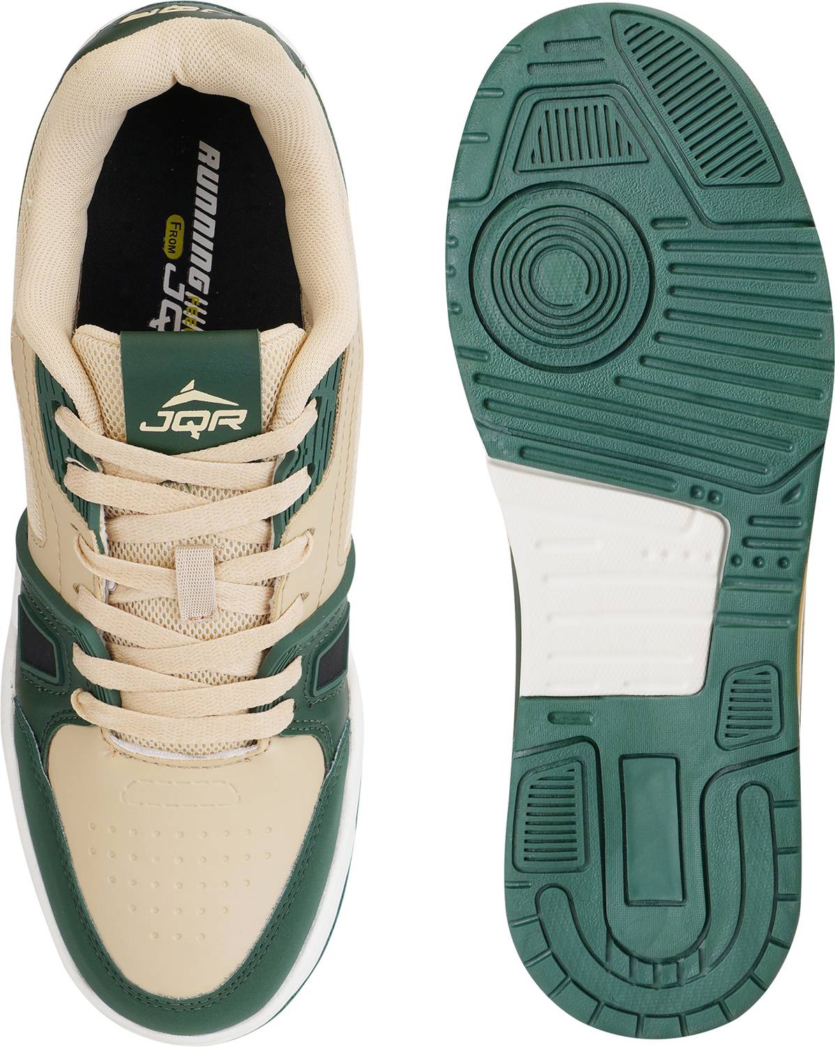 JQR ZYLON Men's White Sneakers - Image 5