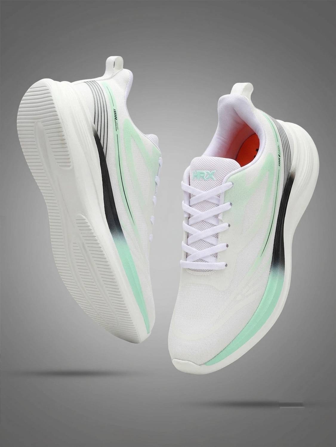 HRX by Hrithik Roshan Men's White Walking Shoes - Image 1