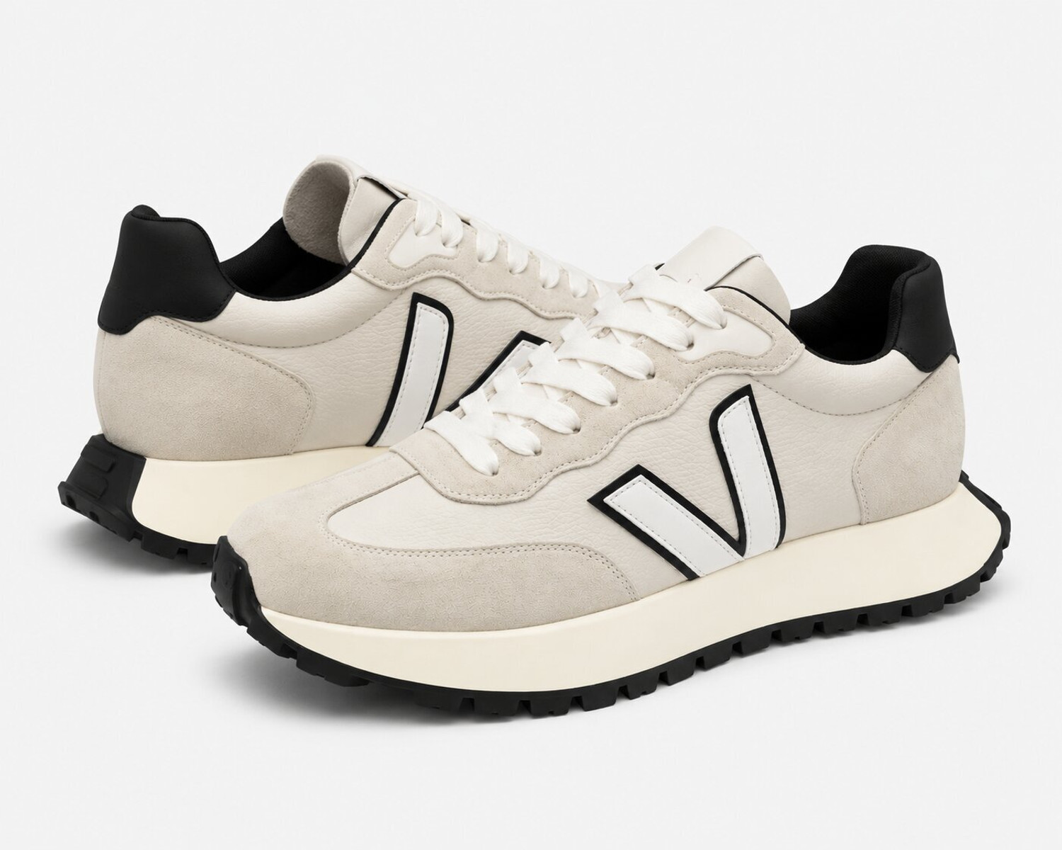 Image of ASTEROID Casual Styling with White Sneakers. Sneakers For Men