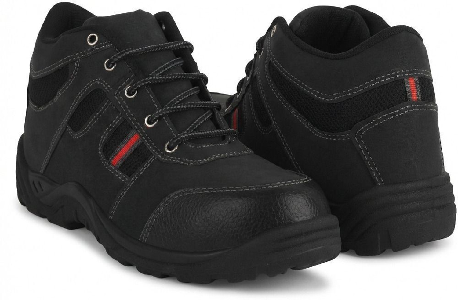 Image of FOOT TRENDS PVC Safety shoes with steel toes for industrial, construction and warehouse use For Men