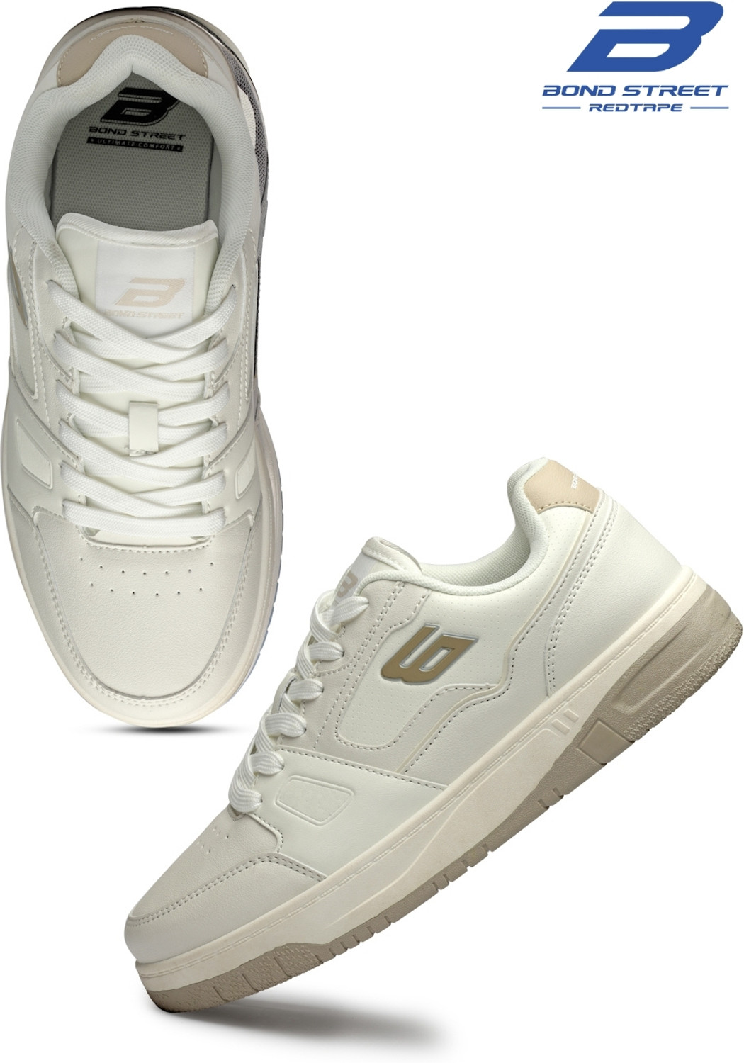 Image of Bond Street By Red Tape Men's Casual Sneakers | Lightweight, Comfortable & Durable Sneakers For Men