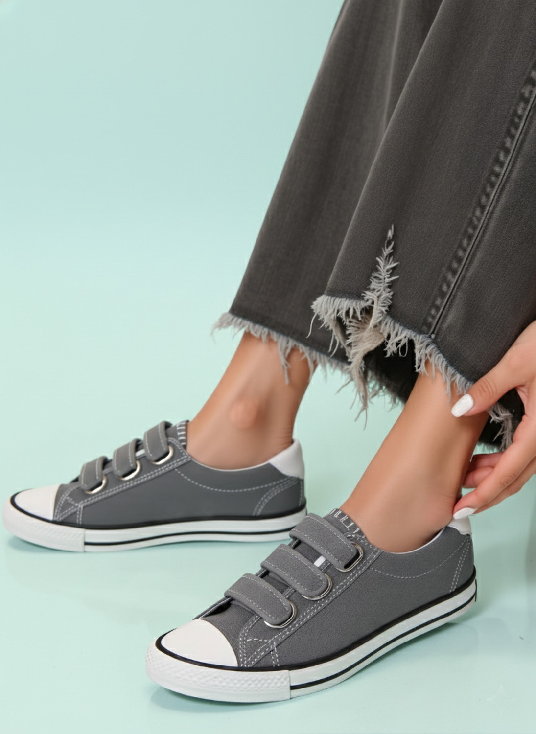 Image of TRENDUTY Tape Casual Comfort Sneaker Sneakers For Women