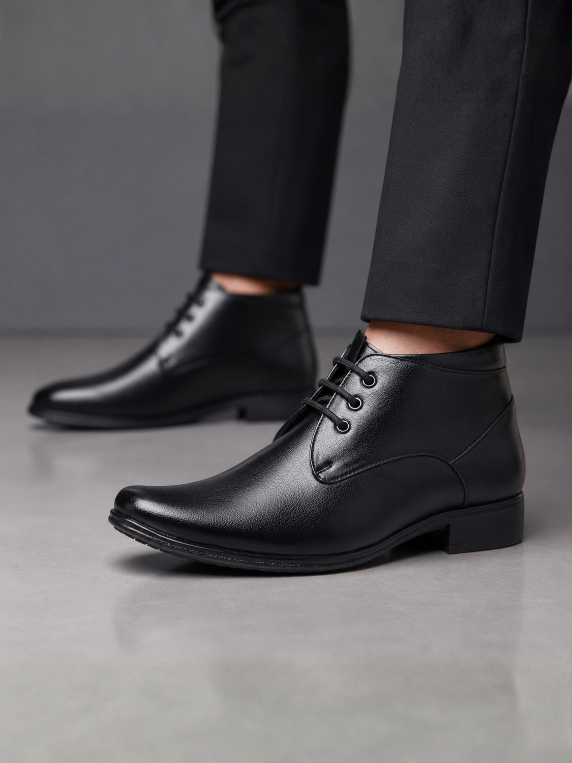 Image of Zixer MENS WEAVE CROC TEXTURE SYNTHETIC LEATHER FORMAL SHOE FOR MEN OFFICE PARTY BIKE Lace Up For Men