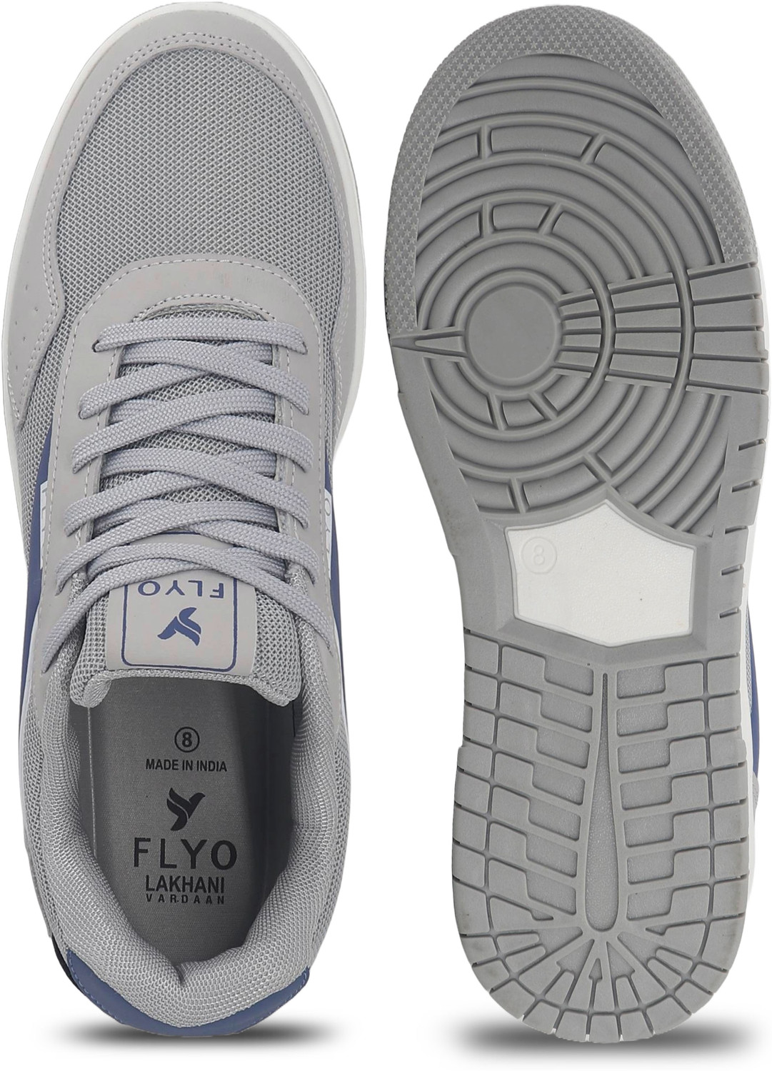 Image of FLYO Elegantly Rounded Front, Cushioned Insole Sneakers For Men