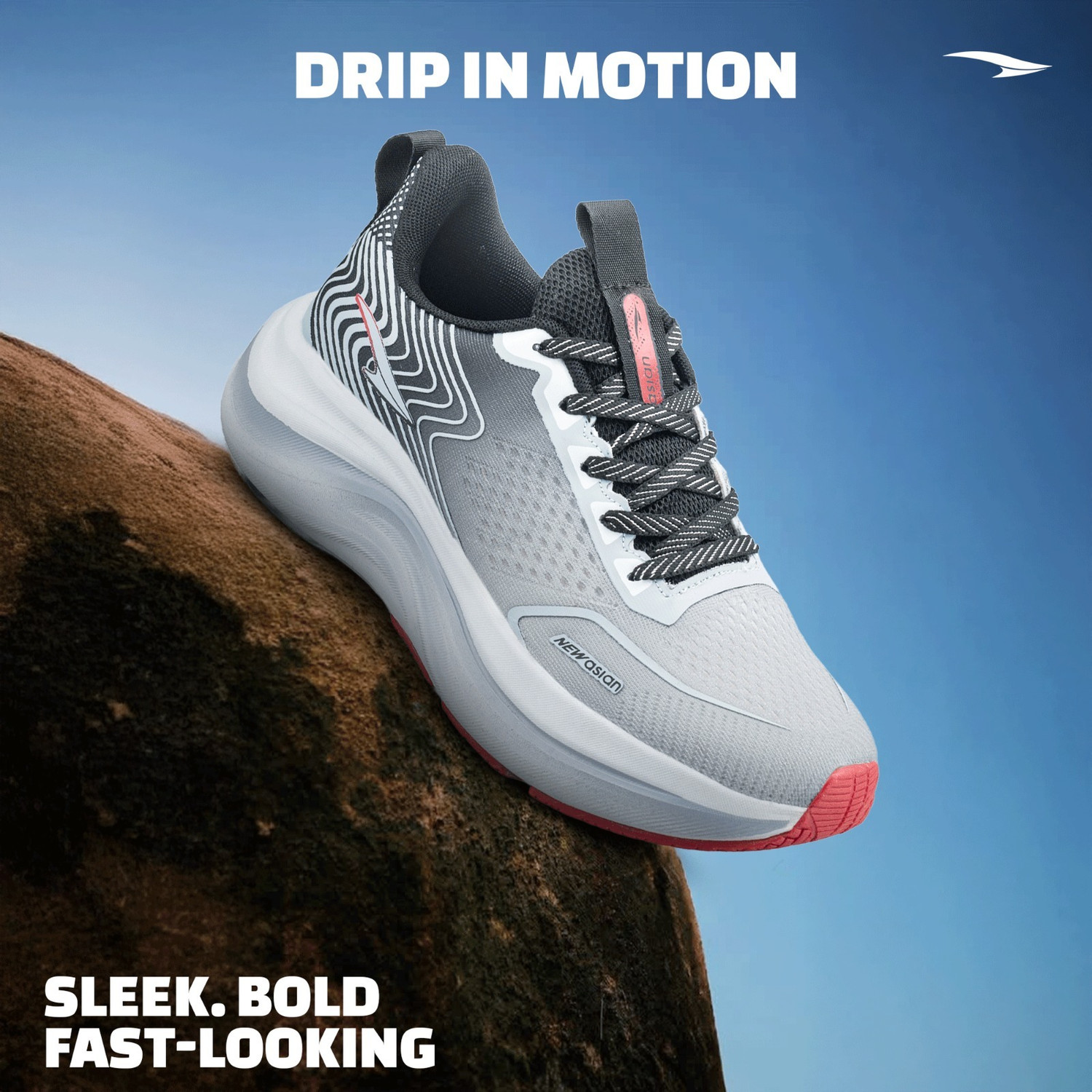 Image of asian Quantum-33 Running Shoes for Men Running Training Sports Comfort Support Sneakers For Men