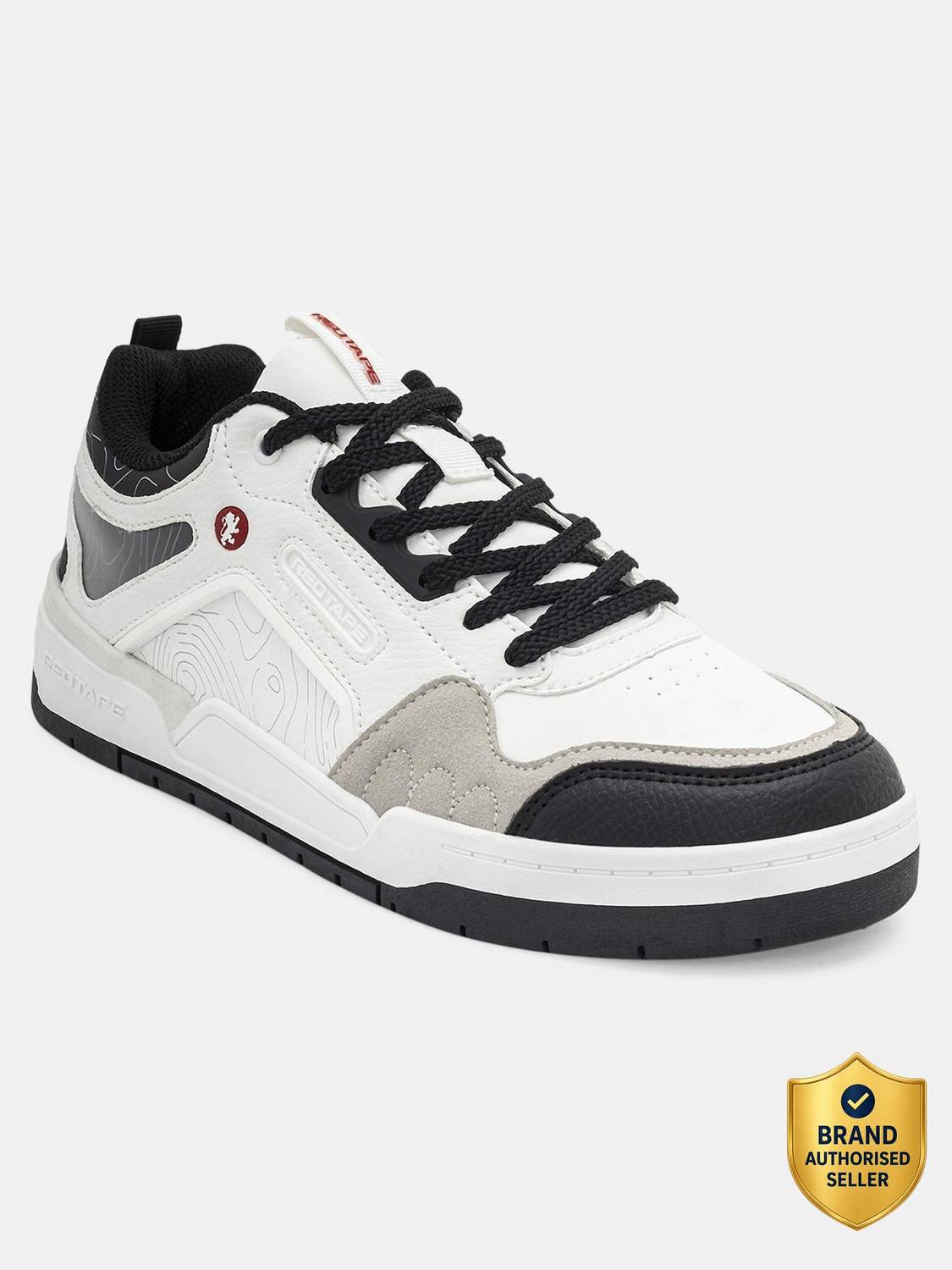 RED TAPE Men's Red Casual Sneakers - Image 1