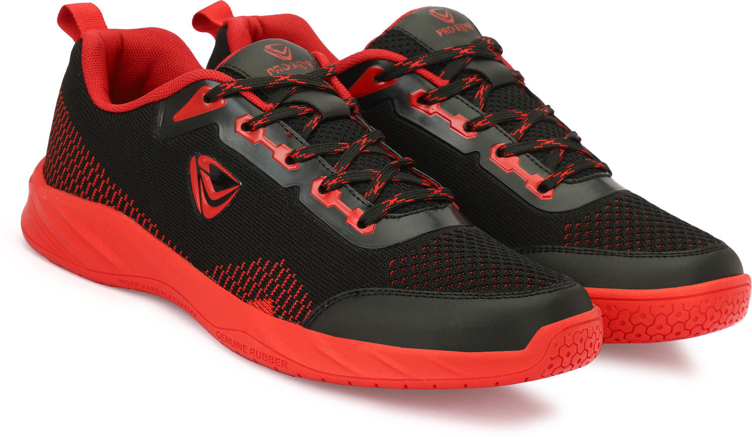 Image of PRO KVH Court Flyer 2.0 Non-Marking Indoor Court Breathable, Cushioned, Durable Badminton Shoes For Men