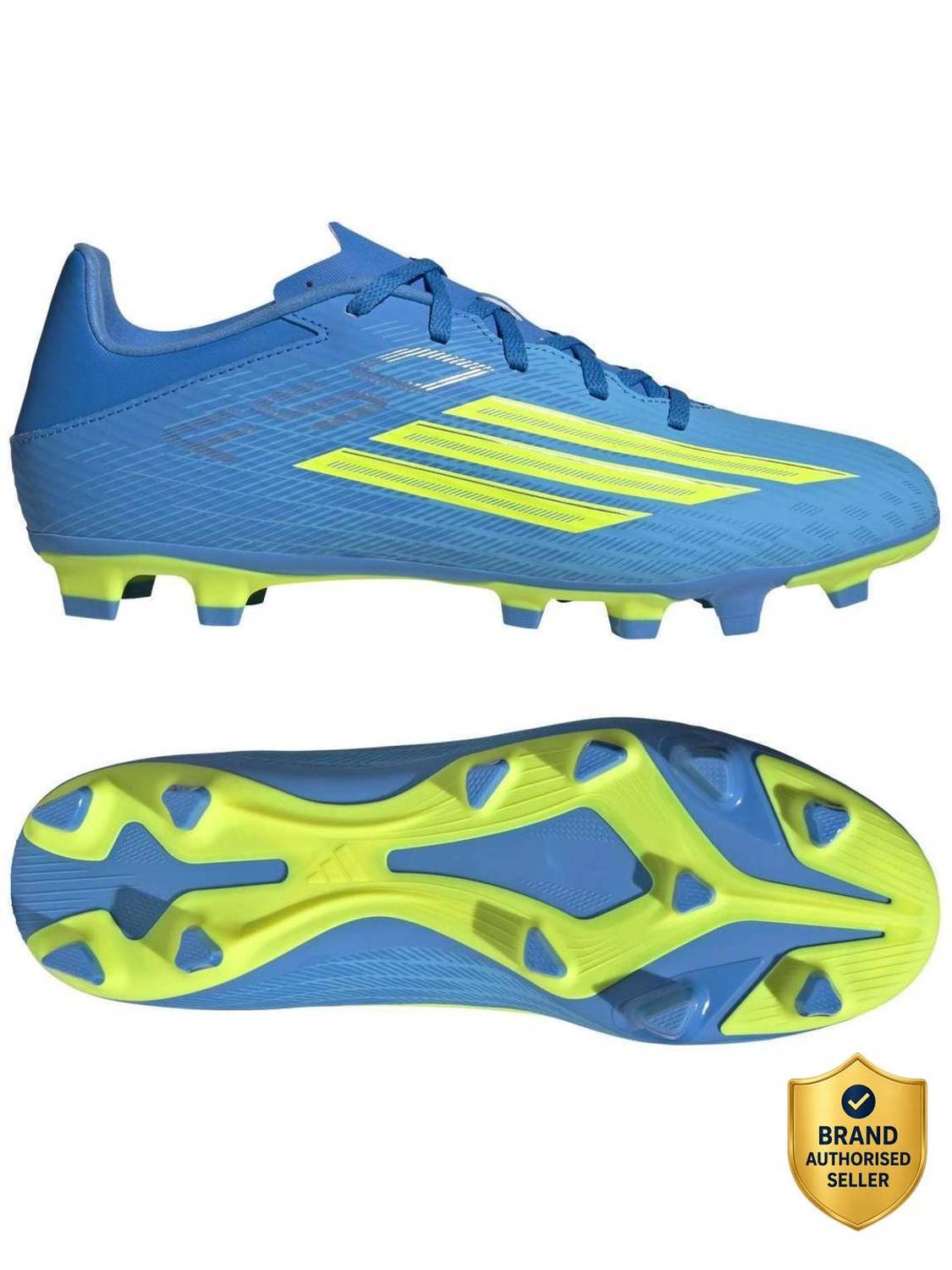 Adidas F50 Club FG/MG Blue Football Shoes - Image 1