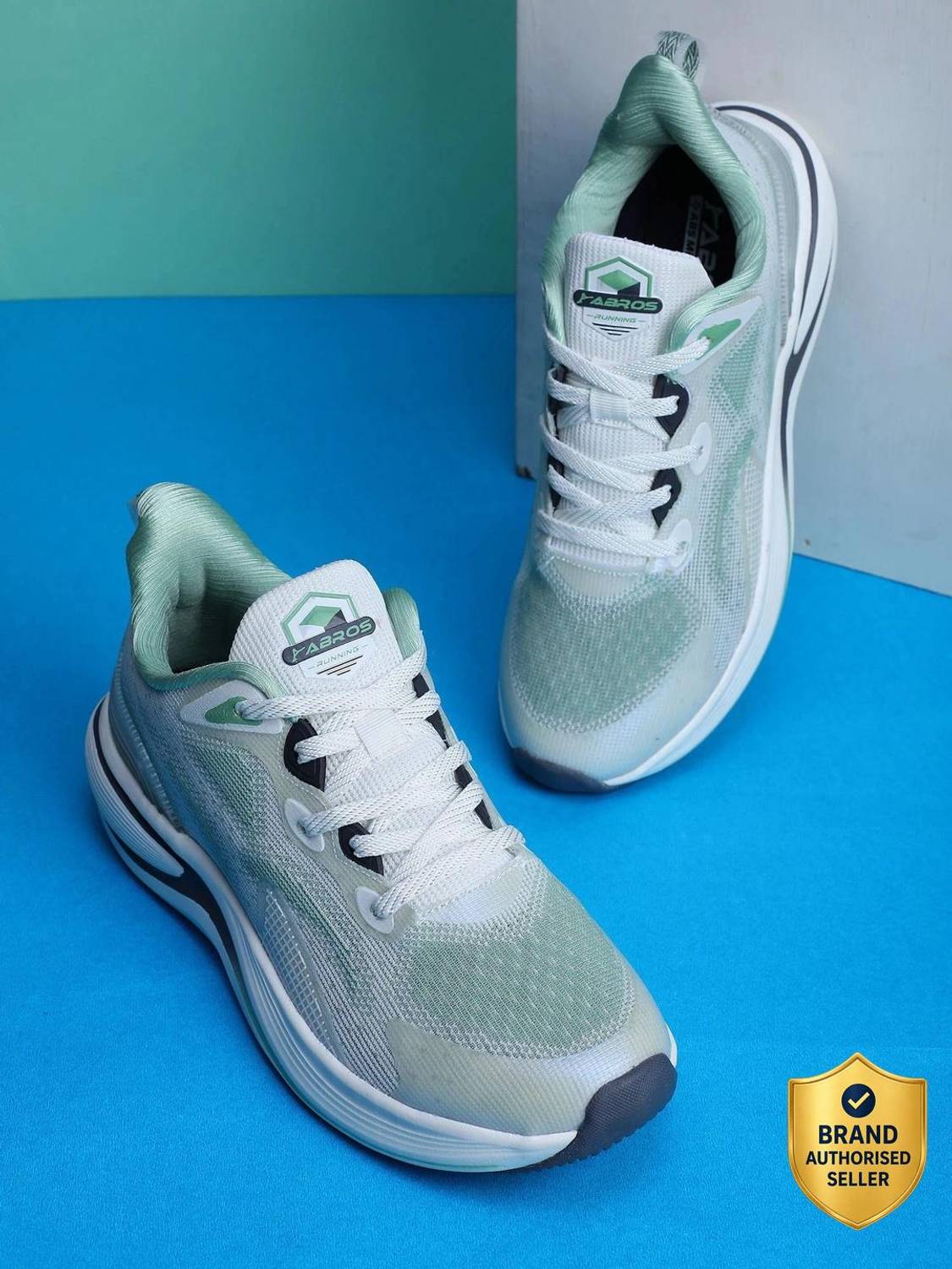 Abros ALASTOR Men's White Running Shoes - Image 1