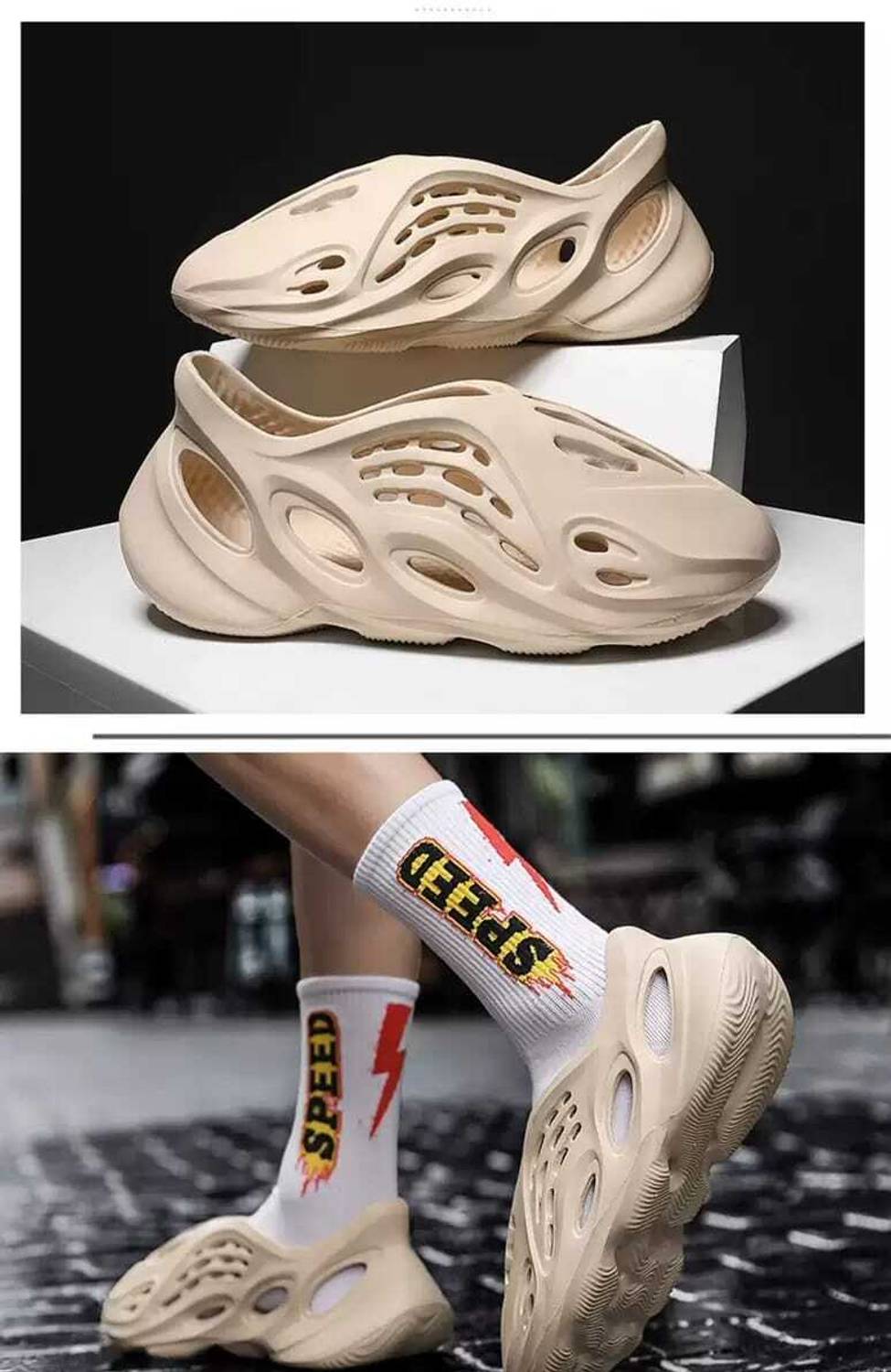 SHOES WORLD Yzy Foam Runner Imported High Premium Quality Sneakers