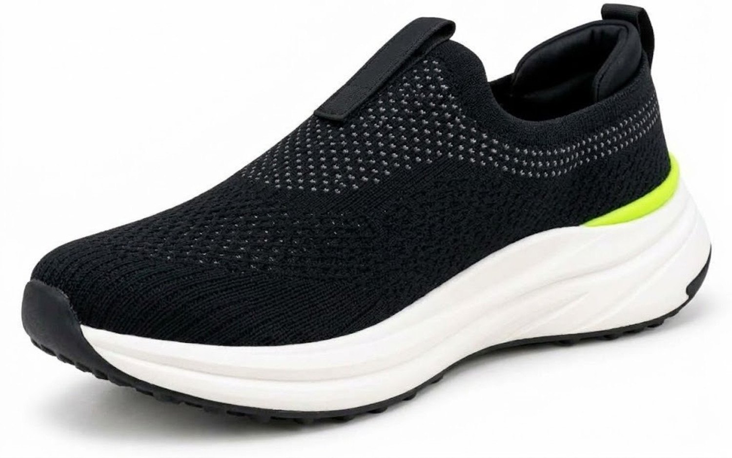 Image of MOCHISTA Slip On Sneakers For Men (Black, 8)