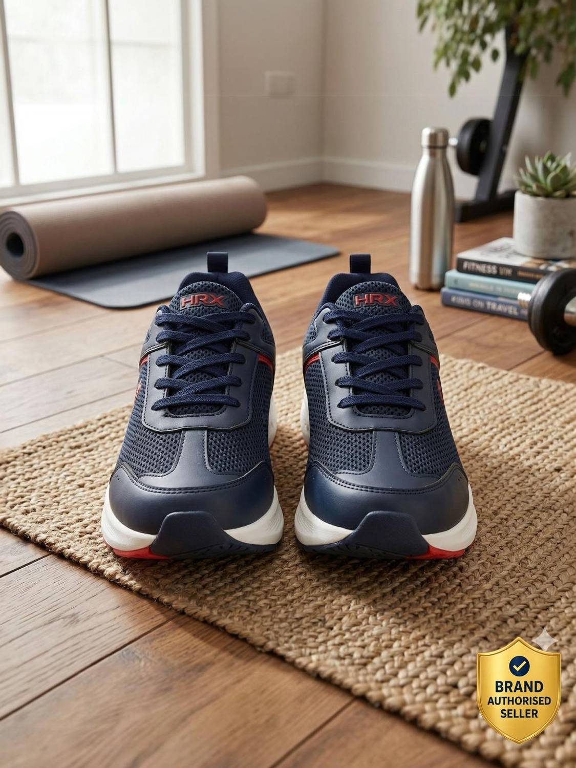 HRX Dynamic Run Running Shoes for Men (Blue)