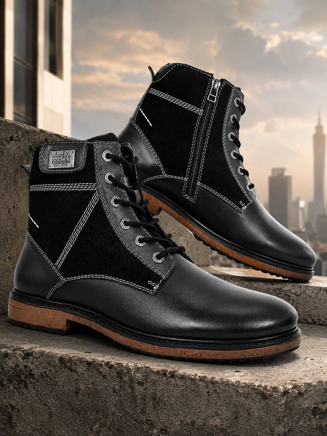 Allen Cooper Boots For Men