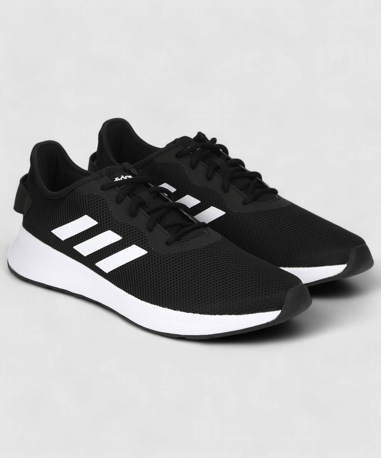 ADIDAS Fluo M Black Running Shoes For Men - Image 5