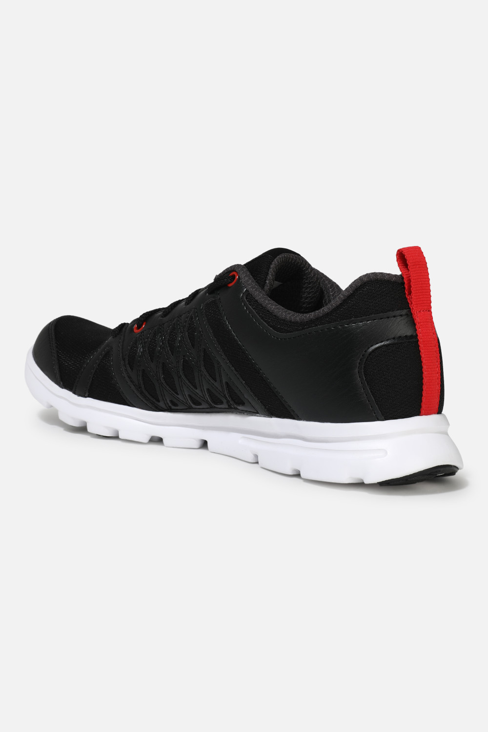 Image of REEBOK PULSE RUN XTREME LP BLACK ASHGRY RED Running Shoes For Men