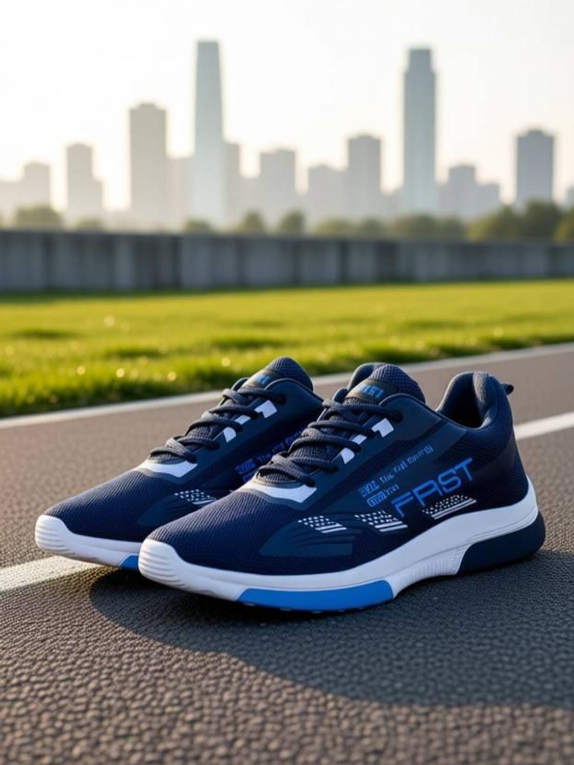 BRUTON Trendy Blue Sneakers For Men - Image 2