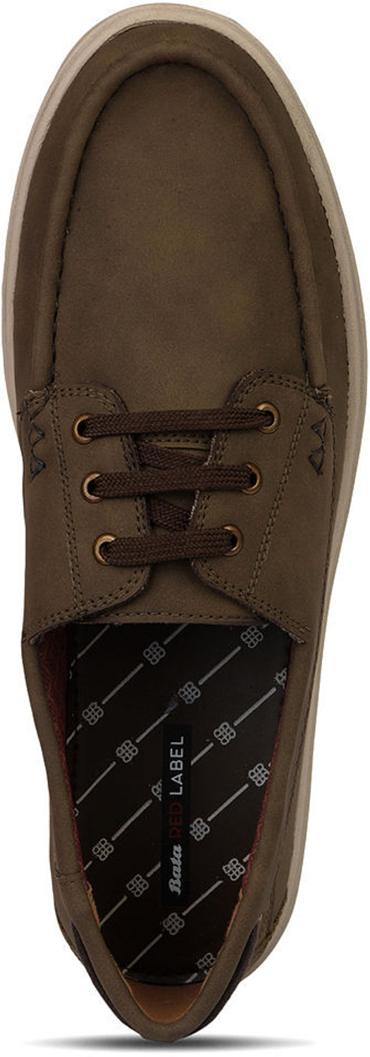 Image of Bata Bata Men Casual Boat Shoes with Soft Cushion Comfort & Stylish Design Boat Shoes For Men