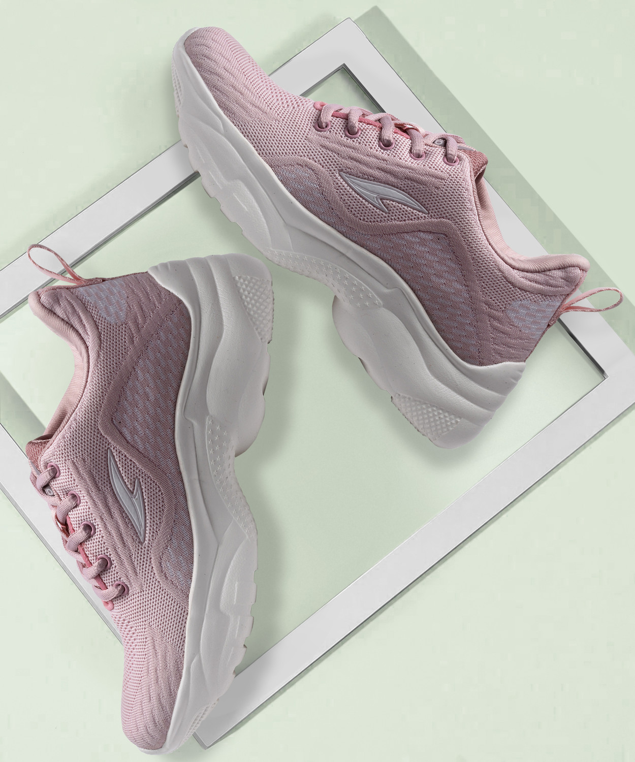 Image of asian Superfly-02 Pink ,Sports,Training,Gym,Walking,Trendy Stylish Running Shoes For Women