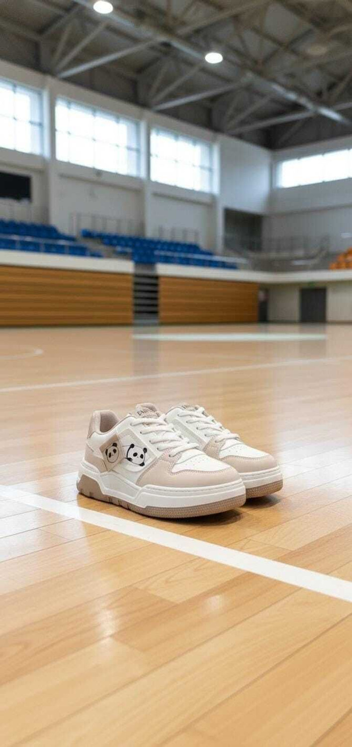 Image of LEE CATER SPORTS SHOES Lightweight Comfort Summer Trendy Premium Stylish Sneakers Casuals For Women (White, Beige, 6)