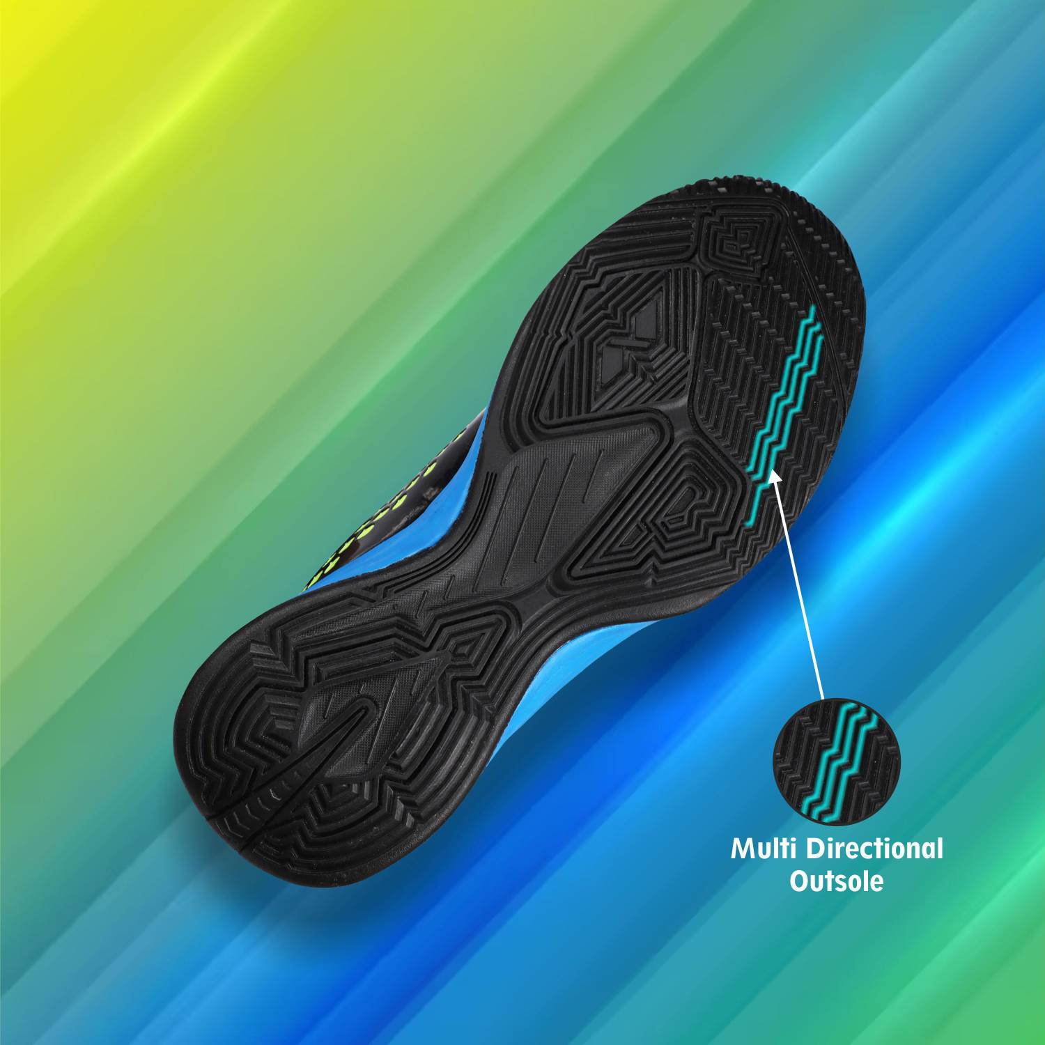 NIVIA Warrior -1 Basketball Shoes For Men, Black - Image 3
