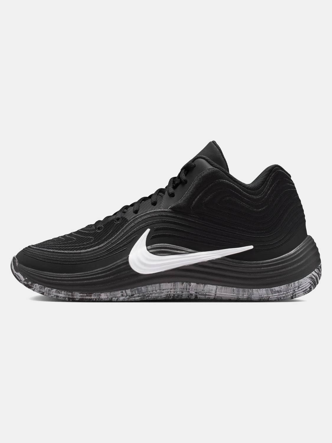 Nike Precision 8 Mid Basketball Shoes Men Black - Image 2