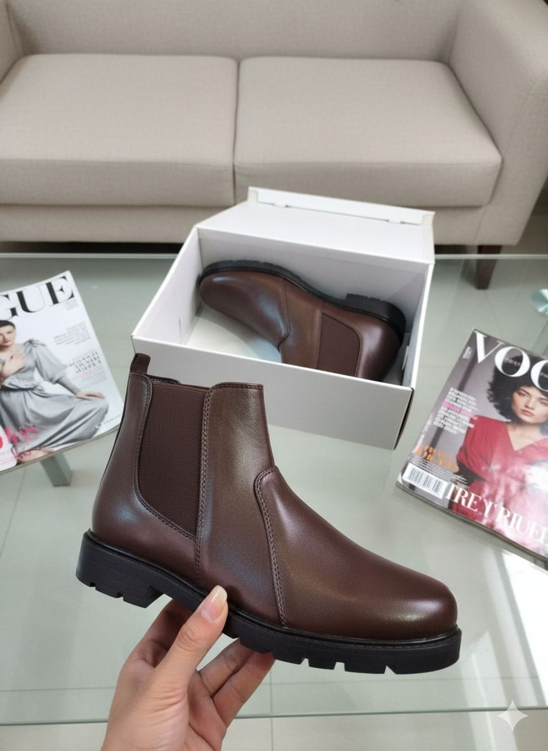 Image of Posewalk Lightweight Comfort Summer Trendy Premium Stylish Brown Boots For Women