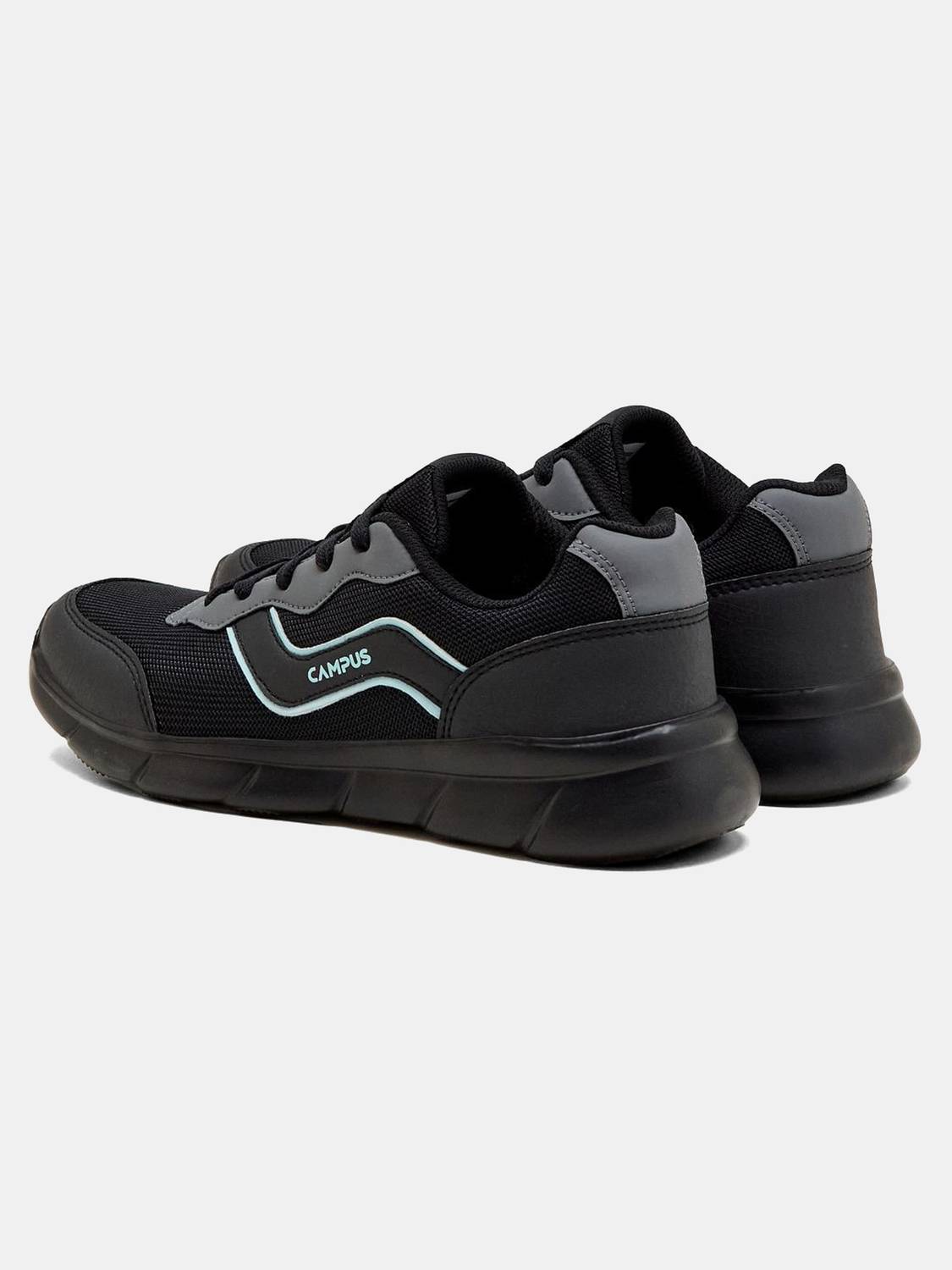 CAMPUS EVARO Men's Black Running Shoes - Image 3
