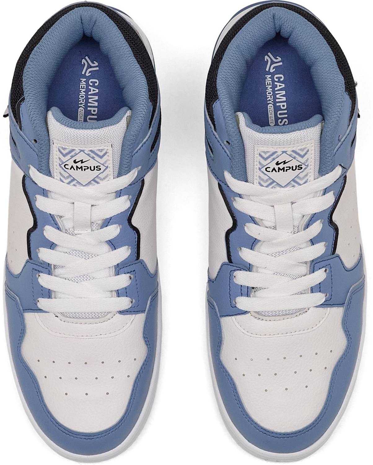 CAMPUS DWELT Men's White Sneakers - Image 4