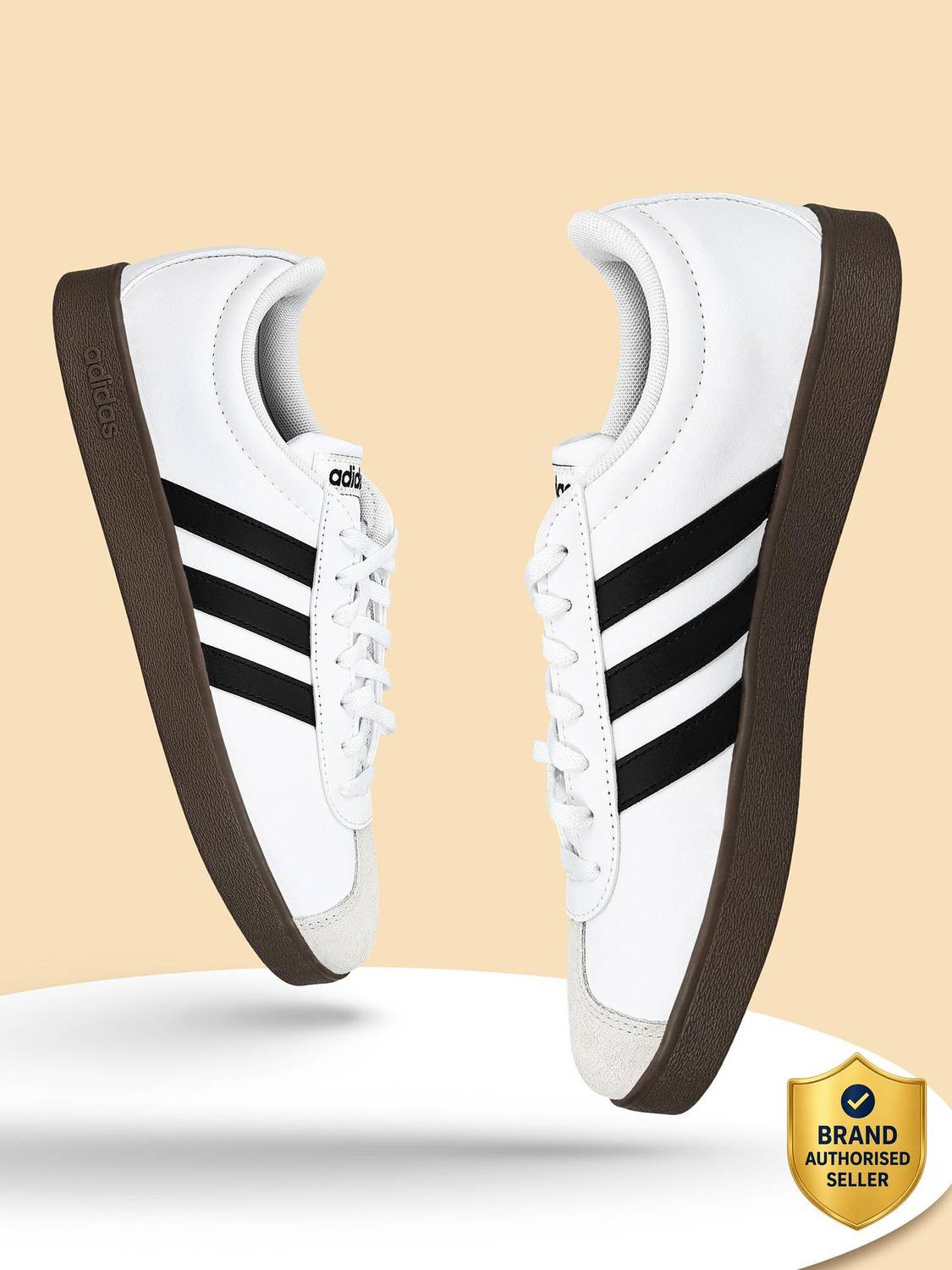 ADIDAS VL COURT BASE Sneakers for Men, White