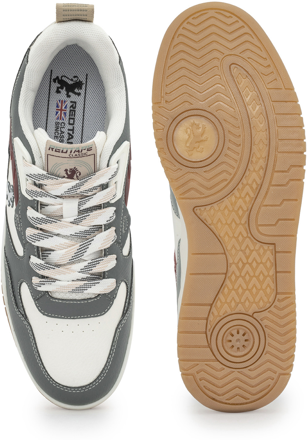 Image of RED TAPE Low Cut Sneaker for Men in Navy White | Sneaker Sneakers For Men