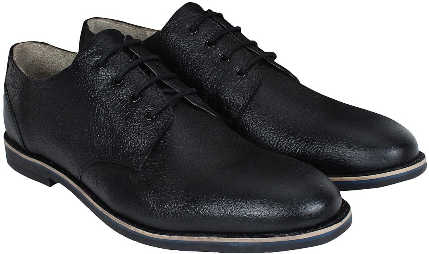 Image of SeeandWear Leather Formal Shoes Lace Up Derby For Men