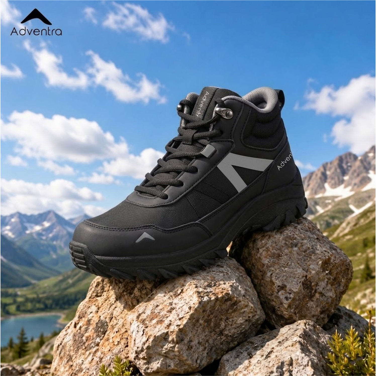 Image of ADVENTRA SPORTS Men's Hiking & Trekking Shoes - Outdoor Adventure Footwear for Trail & Mountain Outdoors For Men