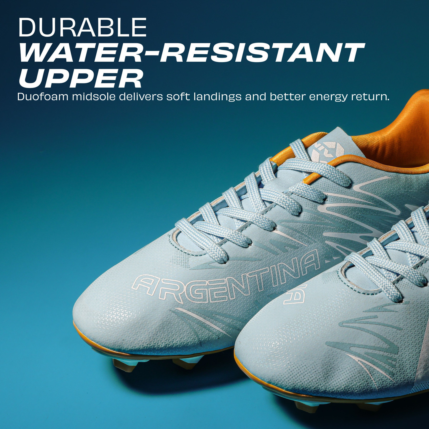 Image of NIVIA Argentina Country Color World Cup Football Studs Football Shoes For Men