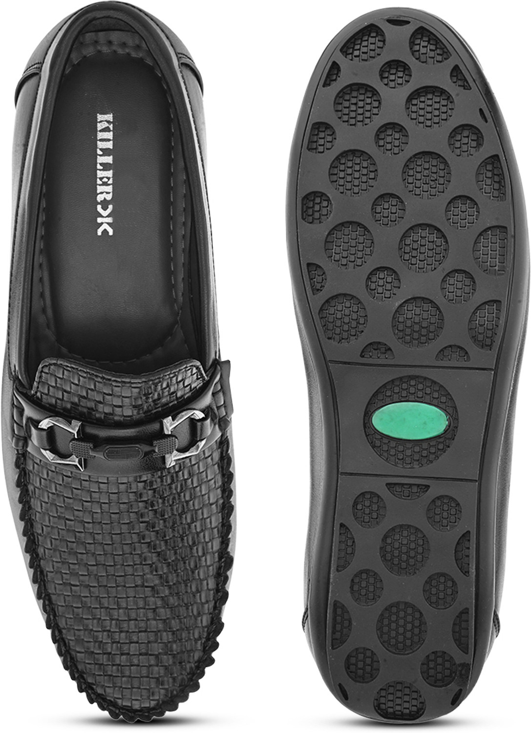 Image of KILLER Men's SS25 3075 Black Casual Loafers Loafers For Men