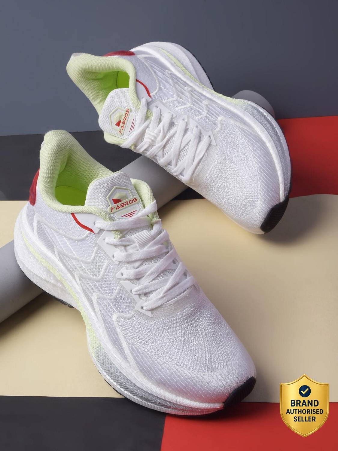 Abros SOLAR ETPU Athleisure Cultured Round-Toe Shape & Hyperbeads Technology Running Shoes For Men