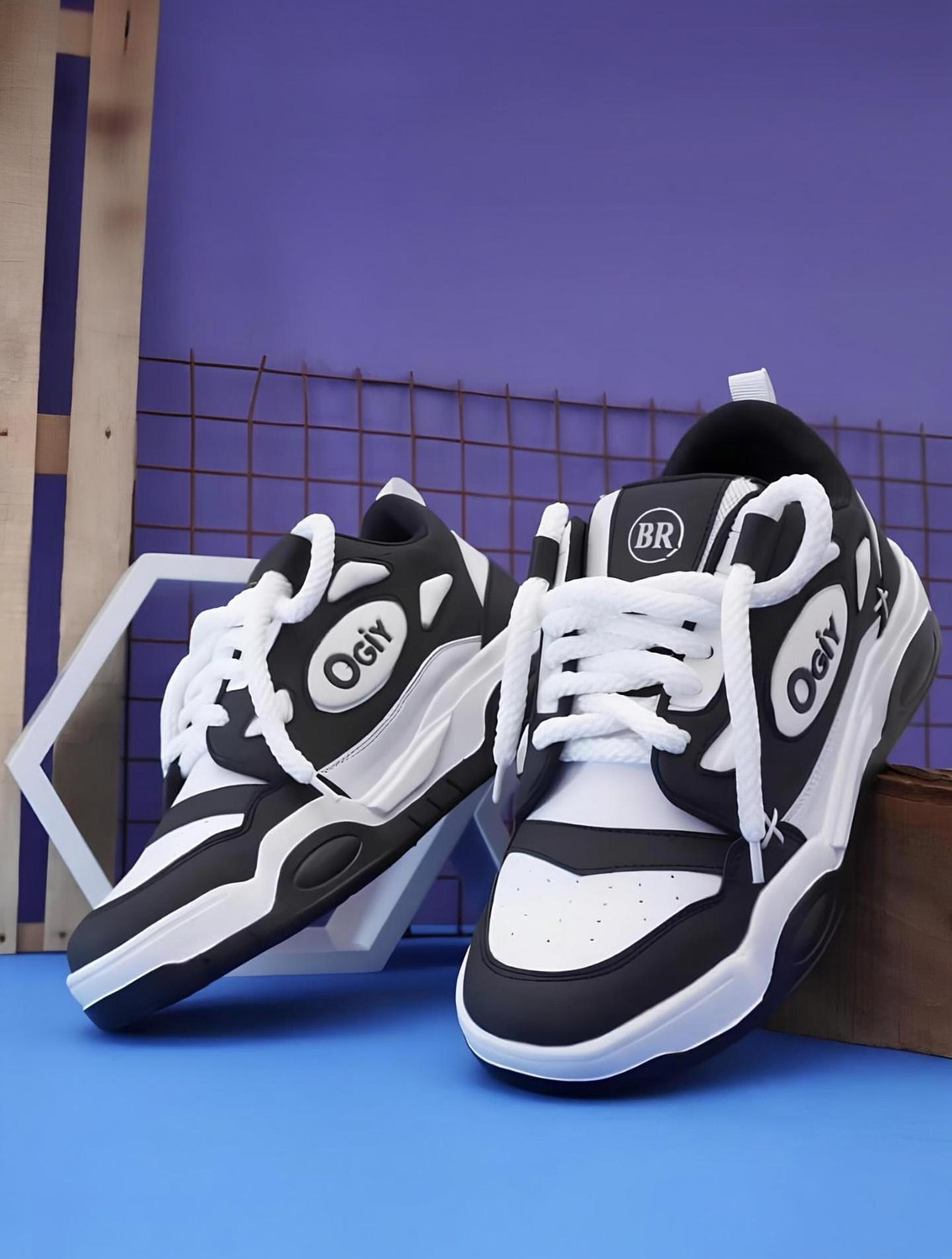 Image of TrendWalk Trendwalk luxury Stylish Light Weight Sneakers For Men (BLACK} Sneakers For Men