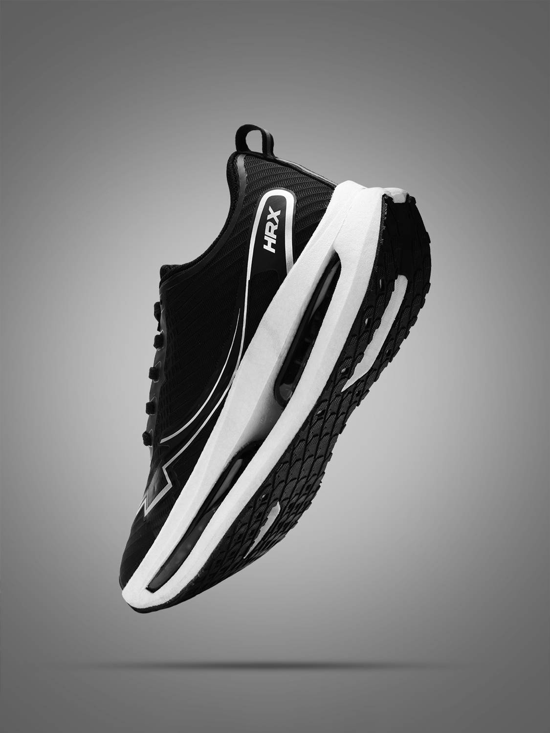 HRX by Hrithik Roshan Men's Black Sneakers - Image 2