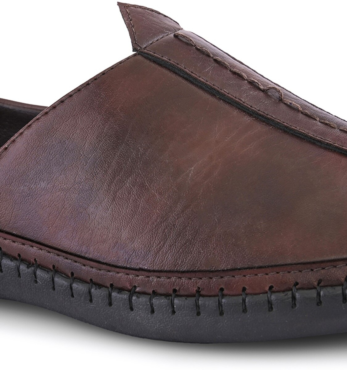 Image of Roadster Comfortable & Lightweight Leatherite Slipon Mojari Loafers For Men