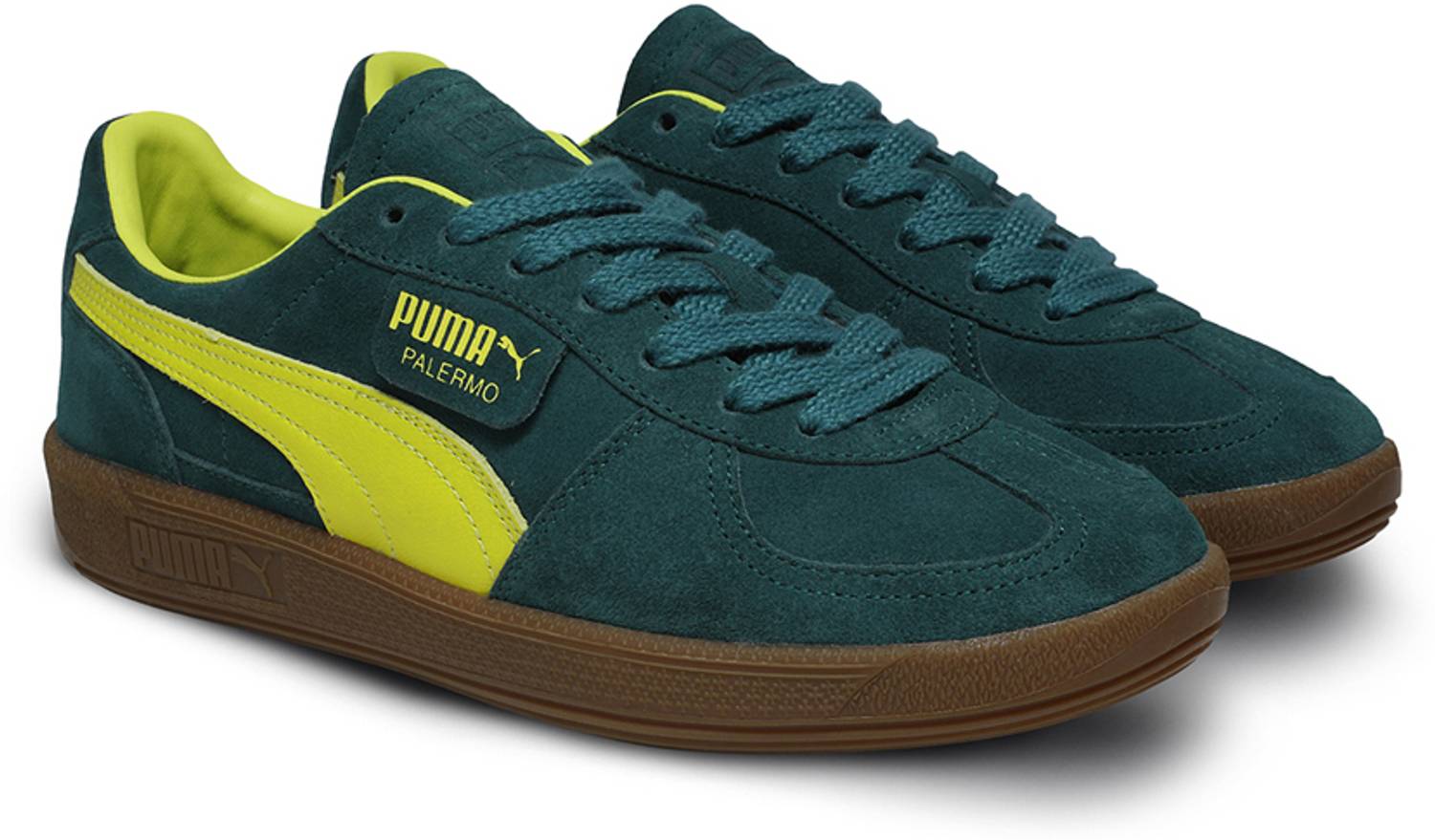 PUMA Palermo Green Sneakers For Men