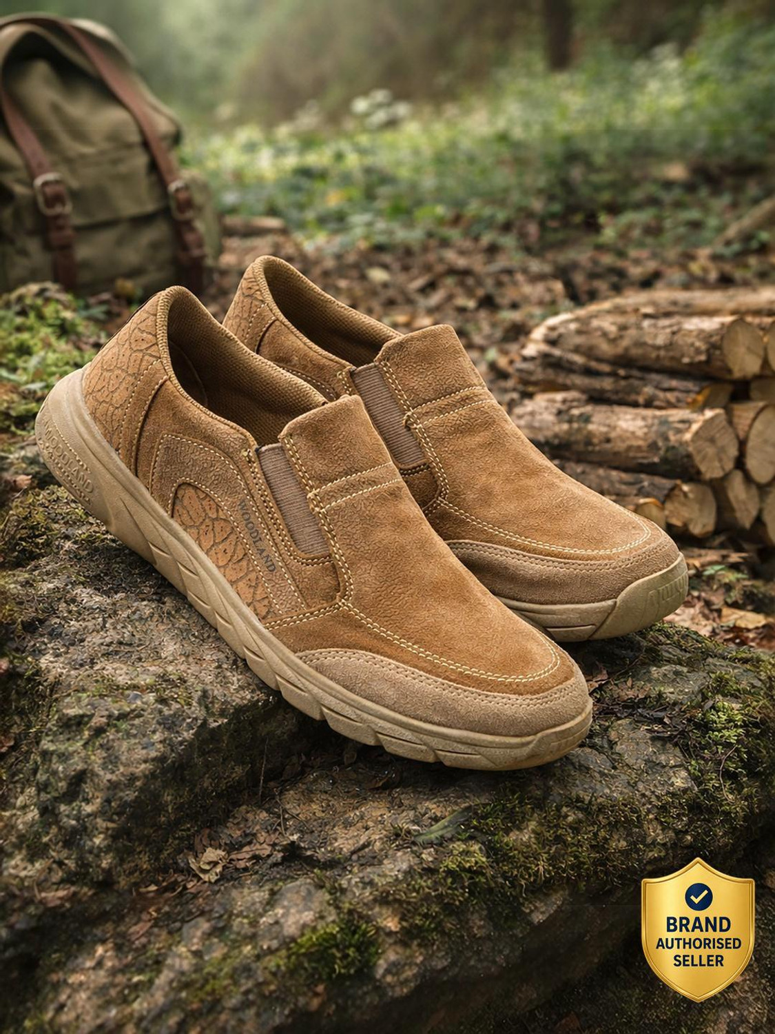 Image of WOODLAND Slip On Lightweight Comfortable Easy Wear Casuals For Men