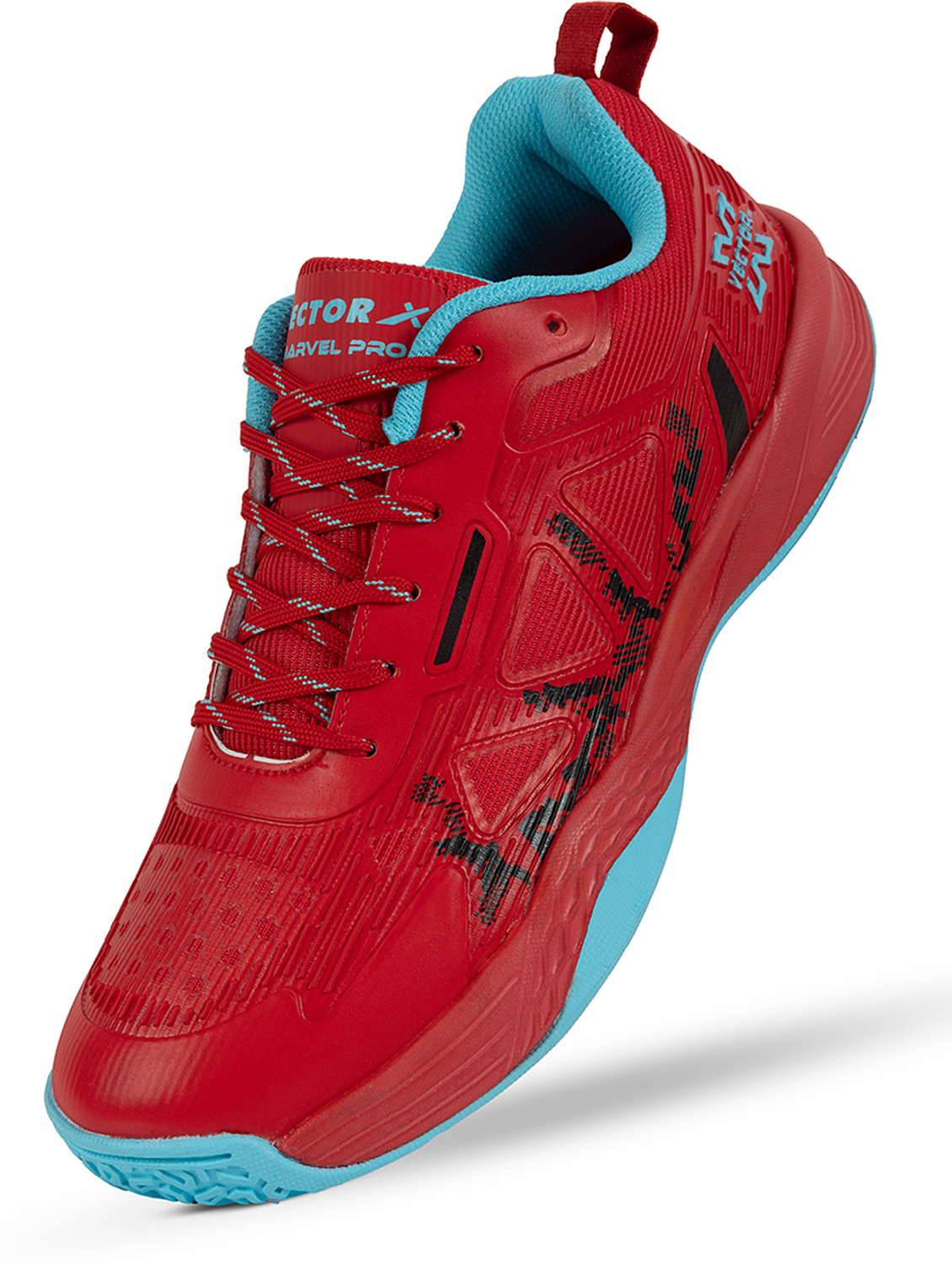 Image of VECTOR X MARVEL PRO Breathable Mesh & TPU Fusion Upper Badminton Shoes For Men